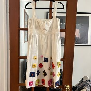 MOSCHINO PATCHWORK DRESS | SZ US 8